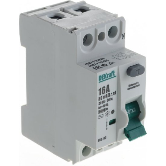 Узо DEKraft УЗО03-2P-016A-030