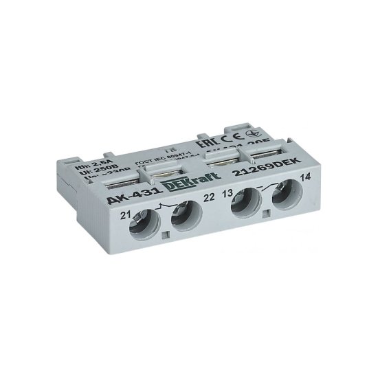 Фронтальный дополнительный контакт DEKraft ДК431-11F