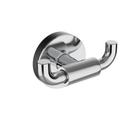 Крючок Lemer Aller стальной двухрожковый цвет хром