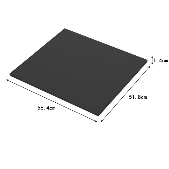 Полка для шкафа Лион 56.4x51.8 см металл цвет черный