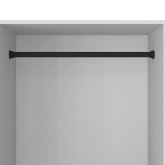 Штанга для шкафа Лион 76.8 см металл цвет черный