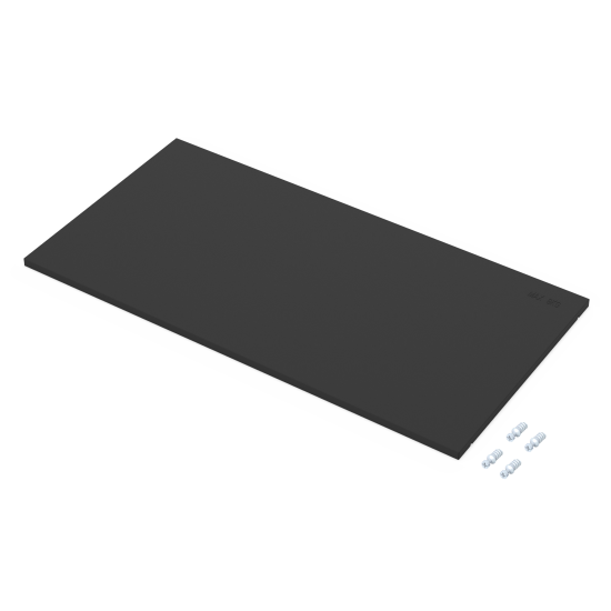 Полка для шкафа Лион 76.4x39 см металл цвет черный