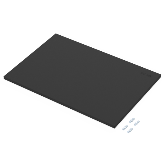 Полка для шкафа Лион 56.4x39 см металл цвет черный