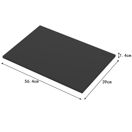 Полка для шкафа Лион 56.4x39 см металл цвет черный