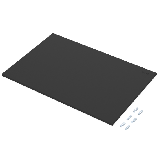 Полка для шкафа Лион 76.4x51.8 см металл цвет черный