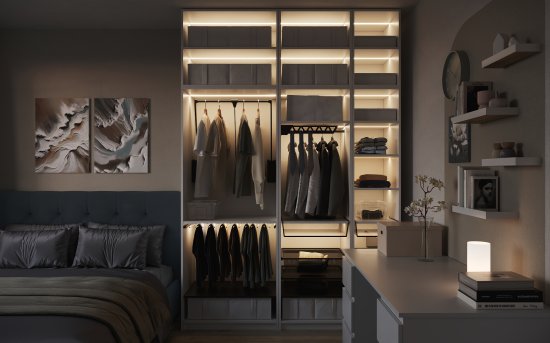 Полка для шкафа Лион 76.4x51.8 см металл цвет черный