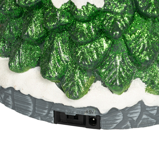 Новогодняя композиция светящаяся Елка с поездом