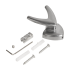 Крючок мебельный Ajax MB-LM/K-003 цвет матовый хром