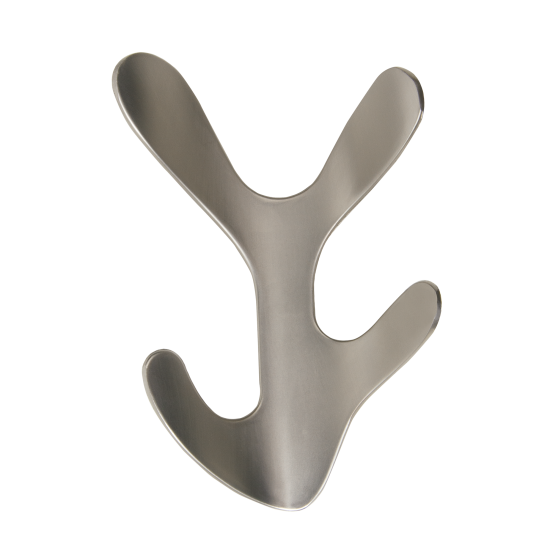 Крючок мебельный Ajax MB-LM/K-005 цвет матовый никель