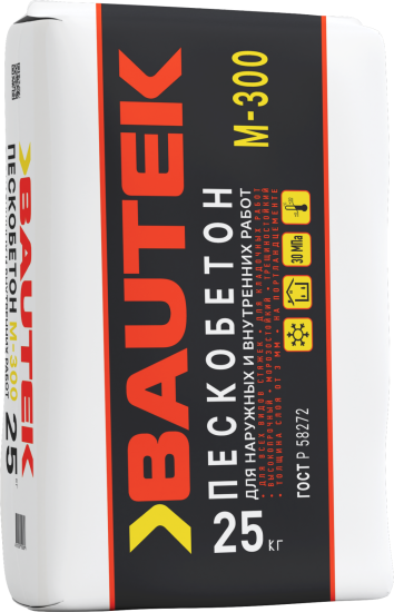 Пескобетон M300 Bautek 25 кг