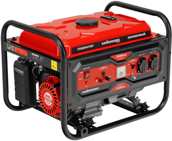 Генератор бензиновый Kronwerk LK-2800R, 2.8 кВт
