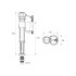 Клапан заливной Iddis нижний подвод 1/2 (F012400-0007)