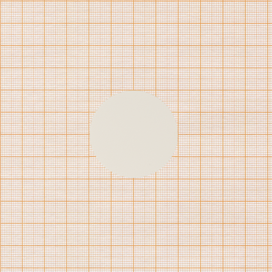 Заглушка самоклеящаяся ø40 мм цвет белый