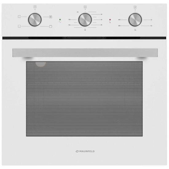 Духовой шкаф электрический встраиваемый Maunfeld AEOC6040W 595 мм белый (КА-00021356)