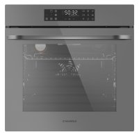 Духовой шкаф электрический встраиваемый Maunfeld EOEH7614LGR 595 мм серый