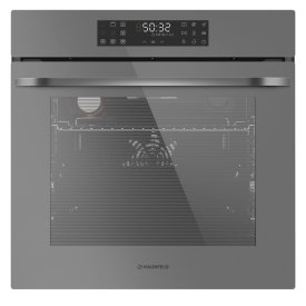 Духовой шкаф электрический встраиваемый Maunfeld EOEH7614LGR 595 мм серый