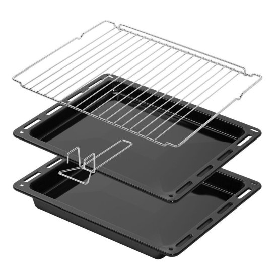 Духовой шкаф электрический встраиваемый Maunfeld EOEH7614LGR 595 мм серый