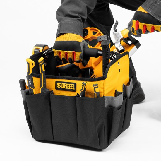 Сумка для инструментов Denzel 260х240х300 мм с ремнем