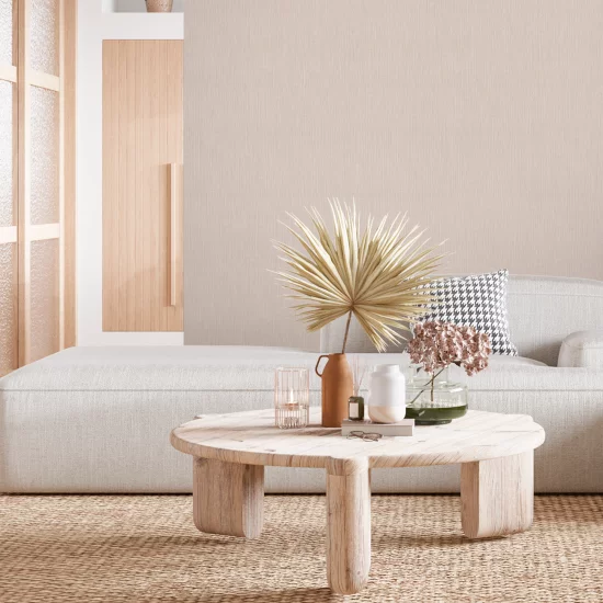 Обои флизелиновые Лайн бежевые 1.06 м 4351-4