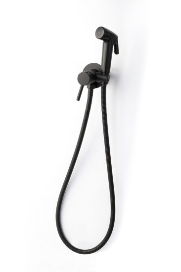 Гигиенический душ Vigo CAS2405, набор со смесителем, цвет черный матовый