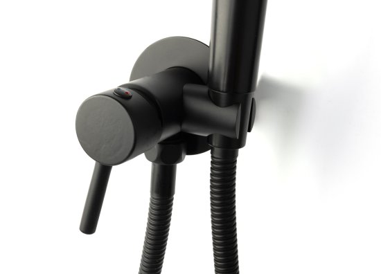 Гигиенический душ Vigo CAS2405, набор со смесителем, цвет черный матовый