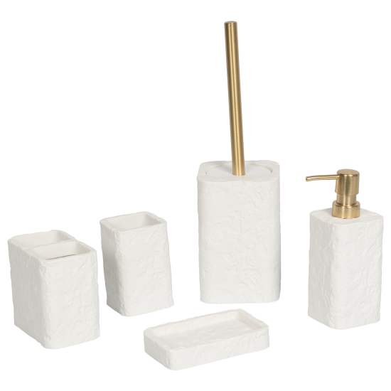 Дозатор для жидкого мыла Vidage Агра полирезин цвет белый