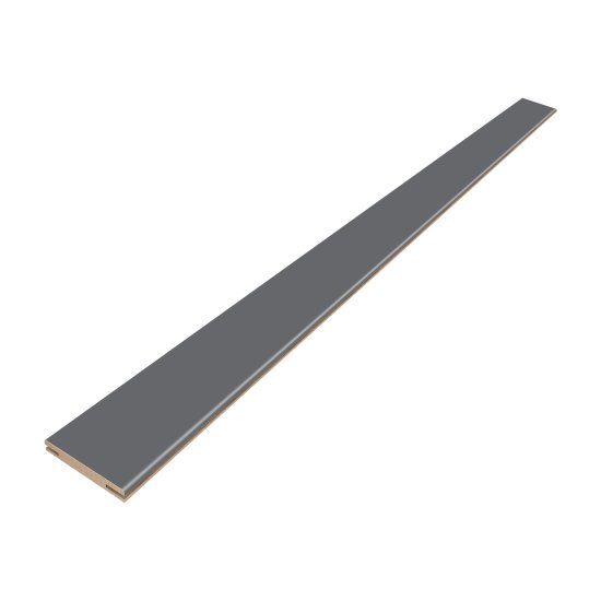 Добор дверной коробки телескопический Толедо 2 2070x150x10 мм Hard-Flex цвет серый графит