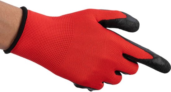 Перчатки полиэстеровые Облив 2 - Рельеф размер 9/L