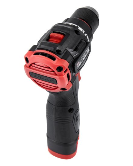 Дрель-шуруповерт аккумуляторная бесщеточная Elitech HD CD12L2, 12 В Li-ion 2x2 Ач