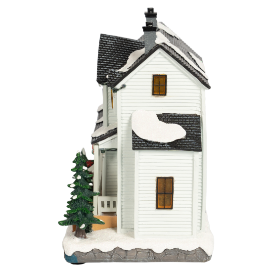 Новогодняя композиция светящаяся Рождественский дом