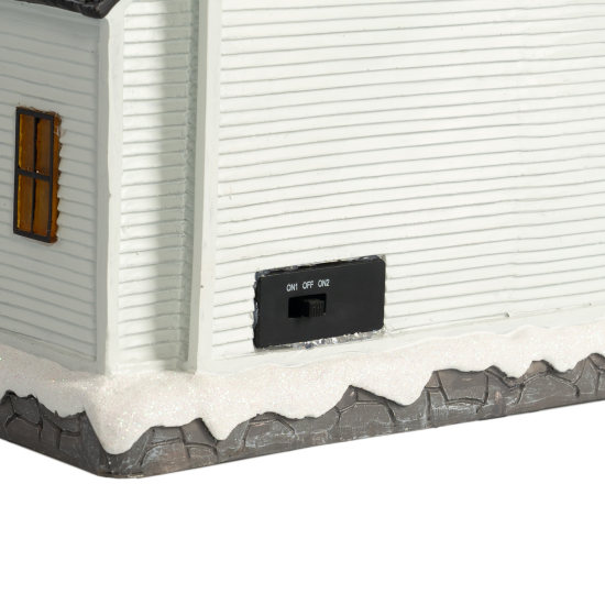 Новогодняя композиция светящаяся Рождественский дом