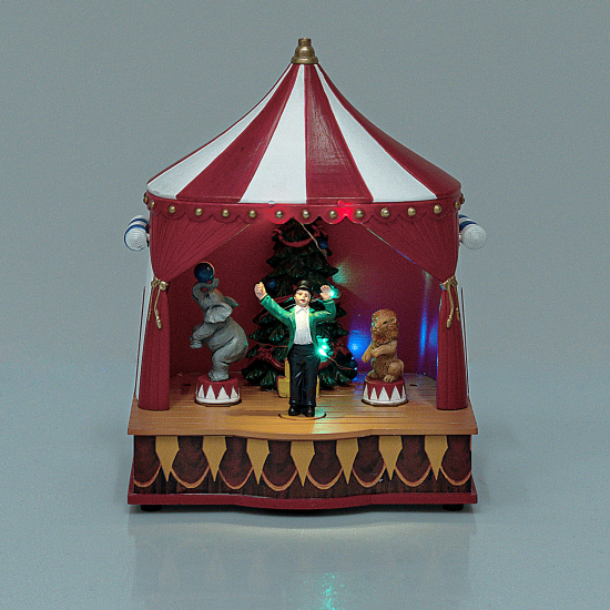 Новогодняя композиция светящаяся Шапито