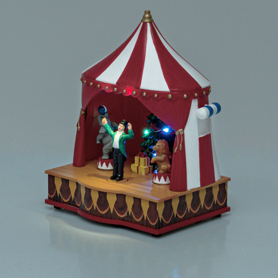 Новогодняя композиция светящаяся Шапито