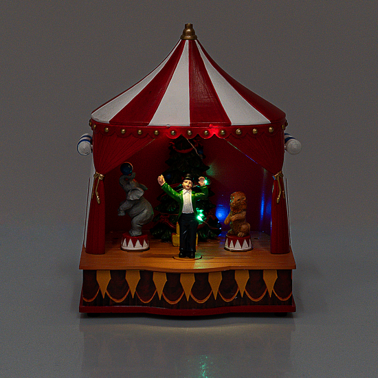 Новогодняя композиция светящаяся Шапито