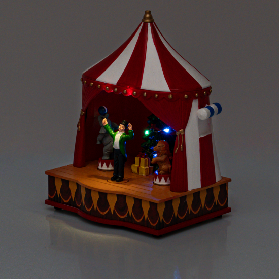 Новогодняя композиция светящаяся Шапито