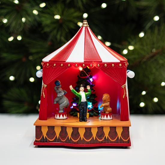 Новогодняя композиция светящаяся Шапито