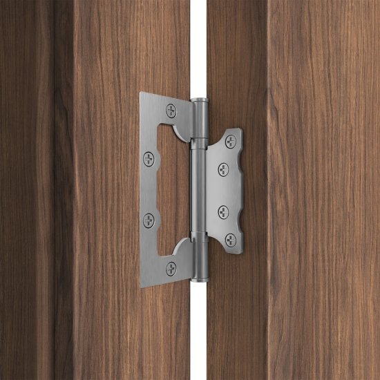 Дверь межкомнатная остекленная Онда Г 70x200 см ПВХ цвет орех/пекан с замком и петлями