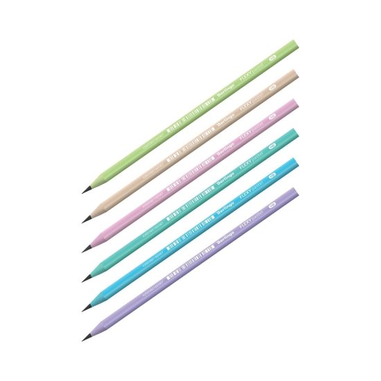 Чернографитный карандаш Berlingo flexy pastel