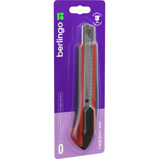 Канцелярский нож Berlingo razzor 300