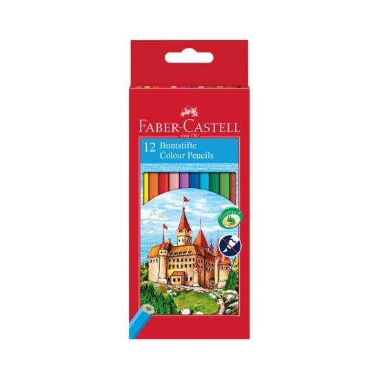 Цветные карандаши Faber-Castell замок