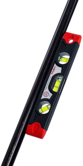 Уровень пузырьковый Vira T230 3 глазка магнитный 230 мм