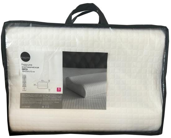 Подушка анатомическая Inspire Orto 38x53 см полиэстер