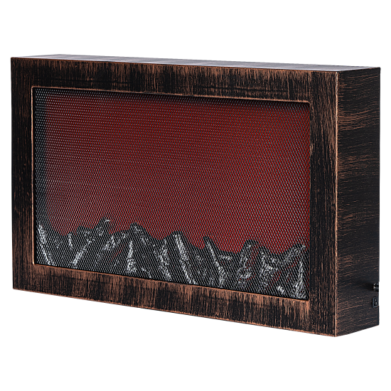 Светодиодный декоративный светильник-камин 