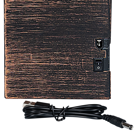 Светодиодный декоративный светильник-камин 