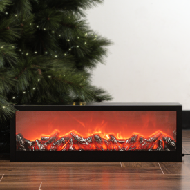 Светодиодный декоративный светильник-камин 