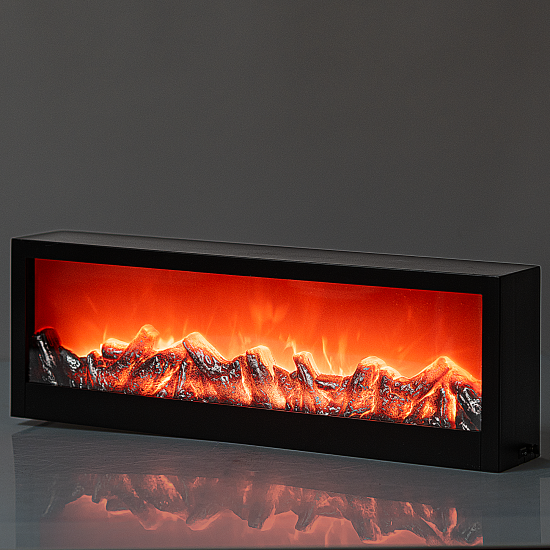 Светодиодный декоративный светильник-камин 