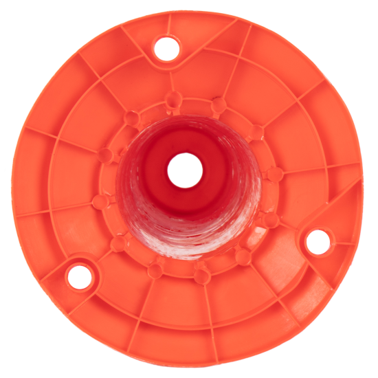 Парковочный столбик 17x45 см красный
