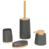 Стакан для зубных щёток Swensa Harry SWC-2501-GR-03 керамика цвет серый