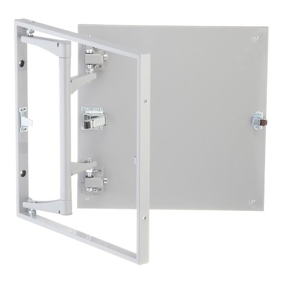 Люк ревизионный под плитку Хаммер Стил стальной 400х400 мм скрытый