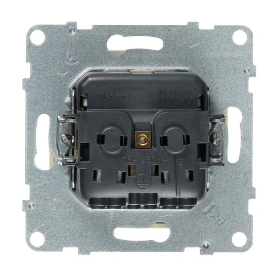 Розетка Legrand Suno встраиваемая слоновая кость со шторками (721220)